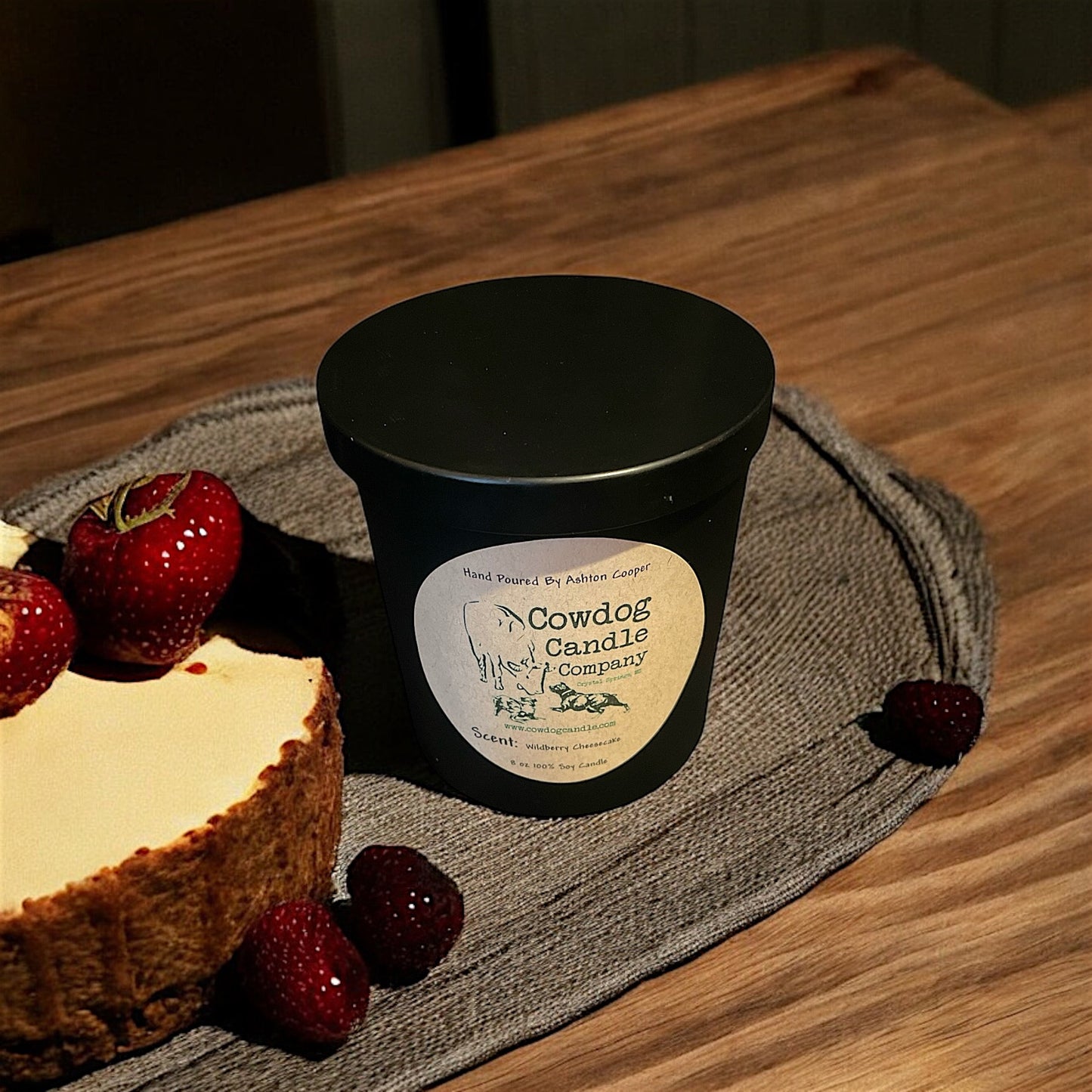 8oz Wildberry Cheesecake Candle