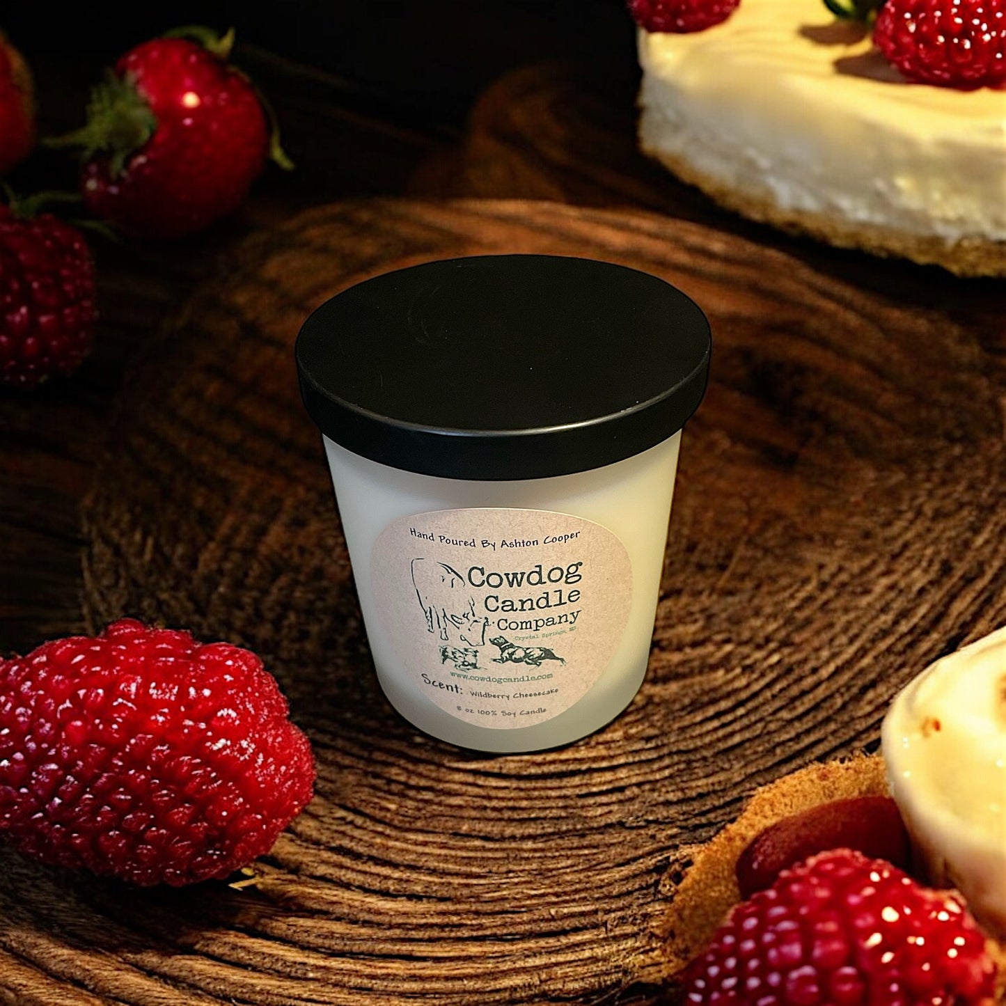 8oz Wildberry Cheesecake Candle