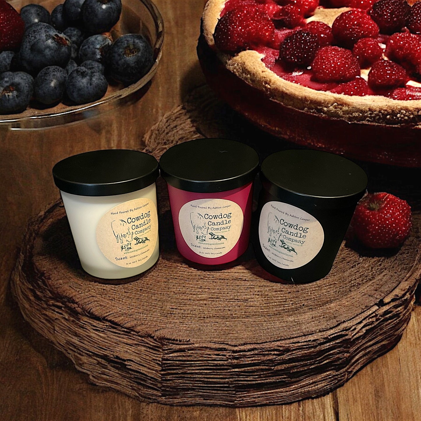 8oz Wildberry Cheesecake Candle