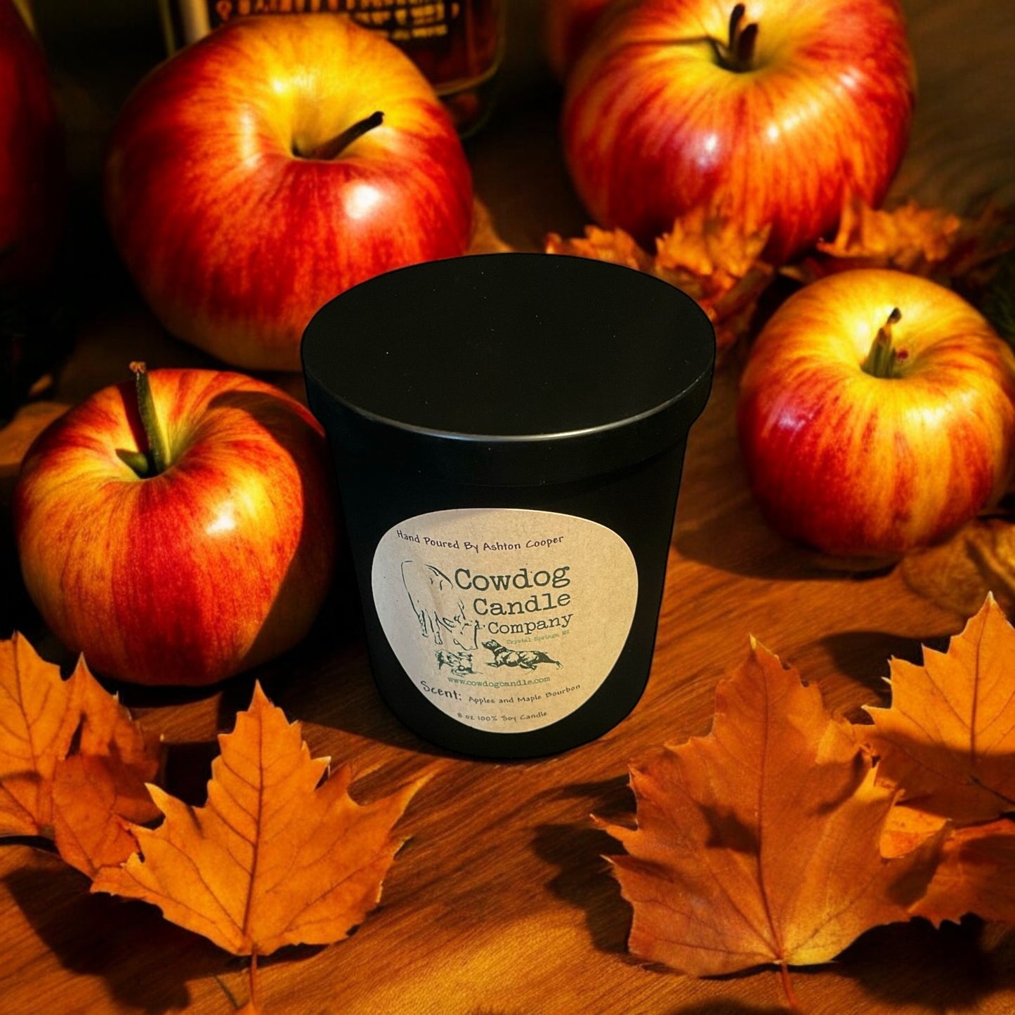 8oz Apples and Maple Bourbon Candle *Fall Edition*