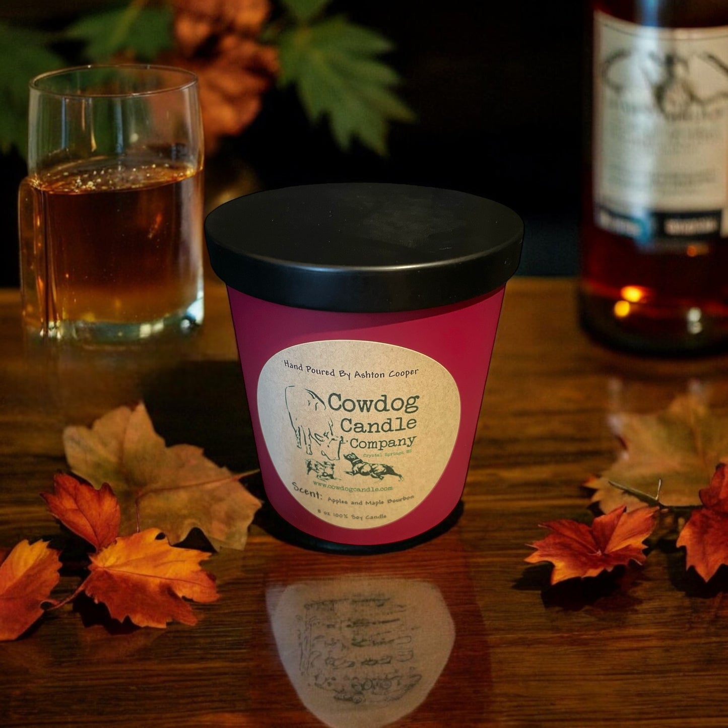 8oz Apples and Maple Bourbon Candle *Fall Edition*