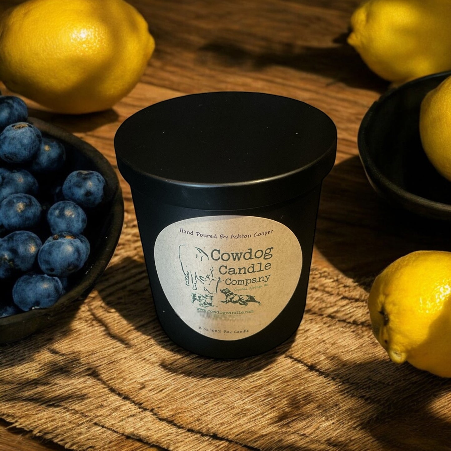 8oz Lemon Blueberry Crumble Candle