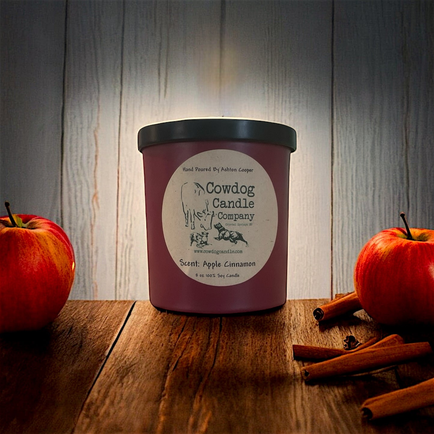 8oz Apple Cinnamon Candle*Fall Edition*